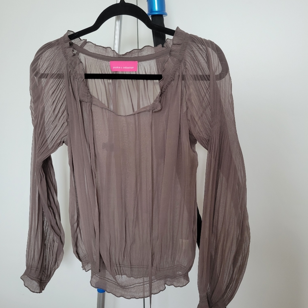 Sheer blouse